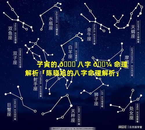 子寅的 🐎 八字 🌼 命理解析「陈晓旭的八字命理解析」